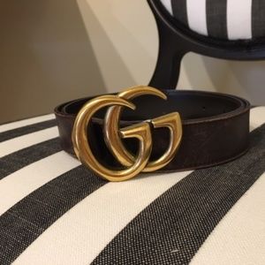 Women's Gucci Belt , chocolate brown